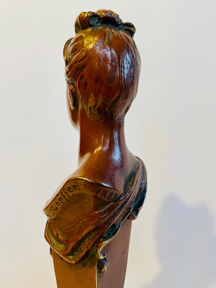Buste Art Nouveau - Charles Töpffer -photo-4